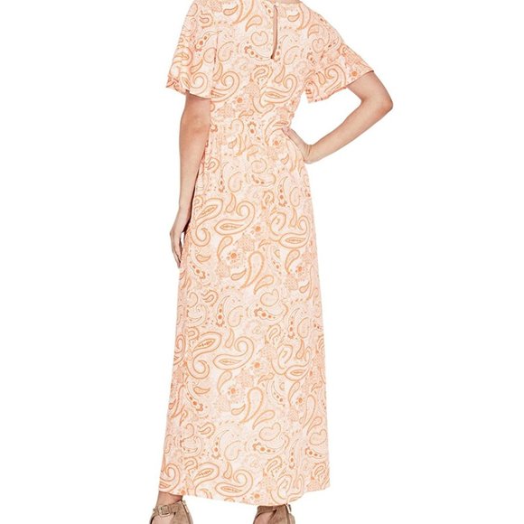 GUESS Women's Hope Paisley Maxi Romper - Picture 5 of 7